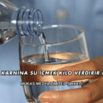 Aç Karnına Su İçmek Kilo Verdirir mi?