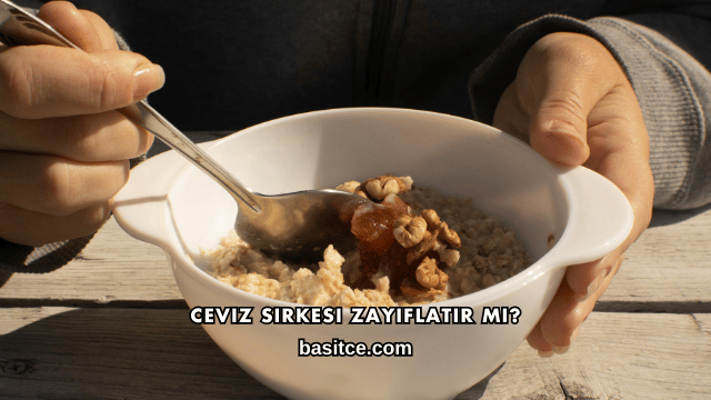 Ceviz Sirkesi Zayıflatır mı?