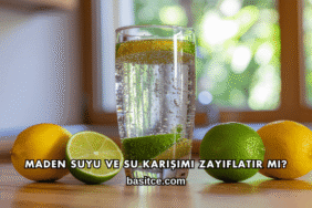 Maden Suyu ve Su Karışımı Zayıflatır mı?