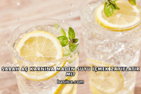 Sabah Aç Karnına Maden Suyu İçmek Zayıflatır mı?