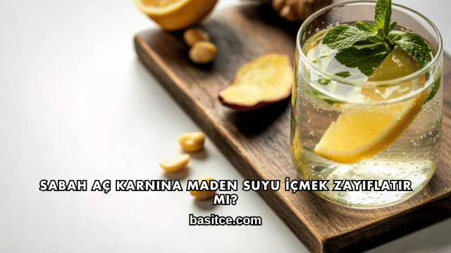 Sabah Aç Karnına Maden Suyu İçmek Zayıflatır mı?